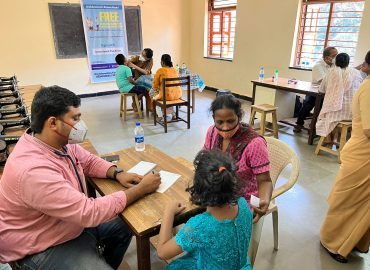 Free child health check - up and consultation camp