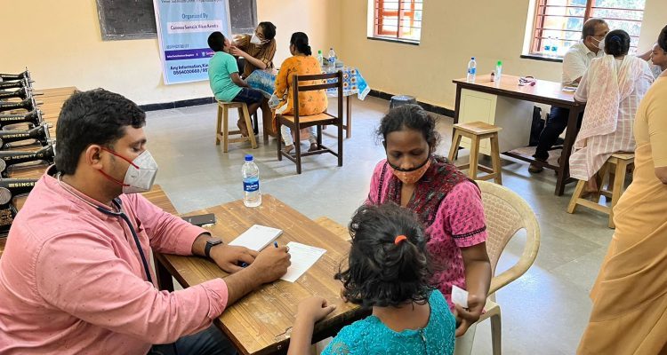 Free child health check - up and consultation camp