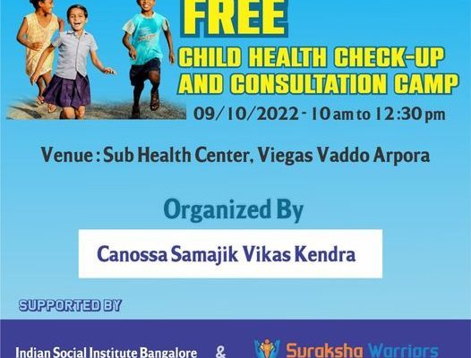 free child health check – up and consultation camp