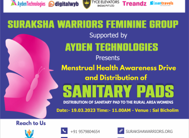 Menstrual Health Awareness March 19th, 2023 at Sal Bicholim